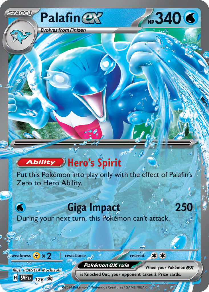 Scarlet & Violet Promo Palafin ex #126